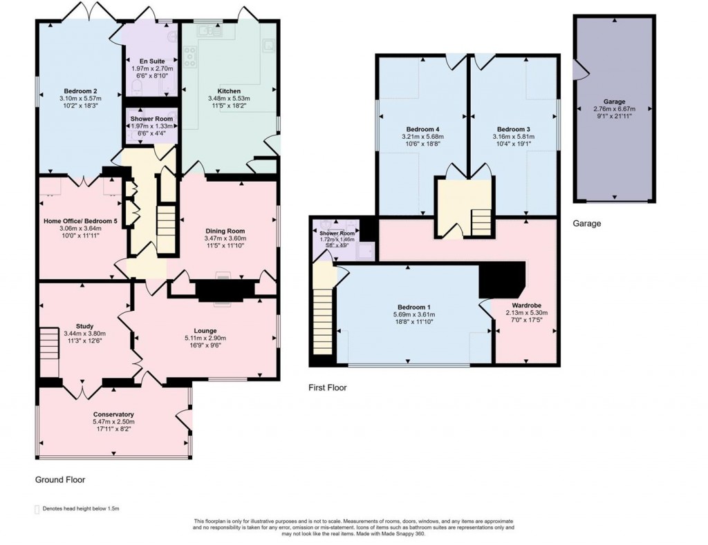 Floorplans For West Bexington, Dorchester, Dorset