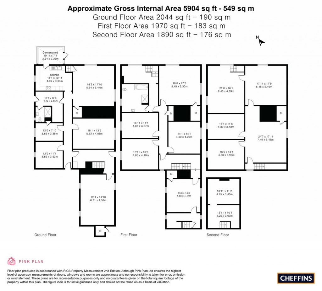 Floorplans For Commercial End, Swaffham Bulbeck