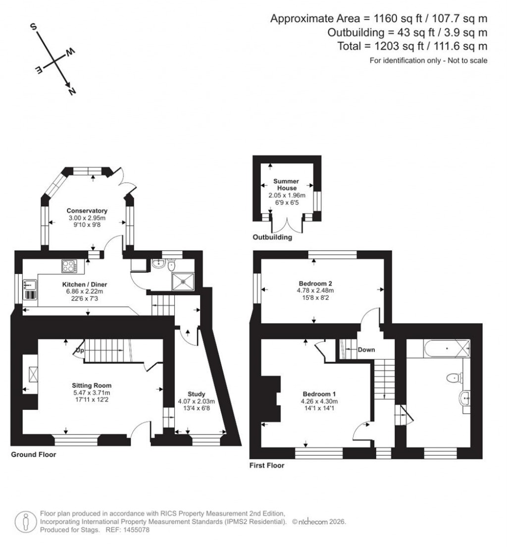 Floorplans For Coombe Way, Bishopsteignton, Teignmouth