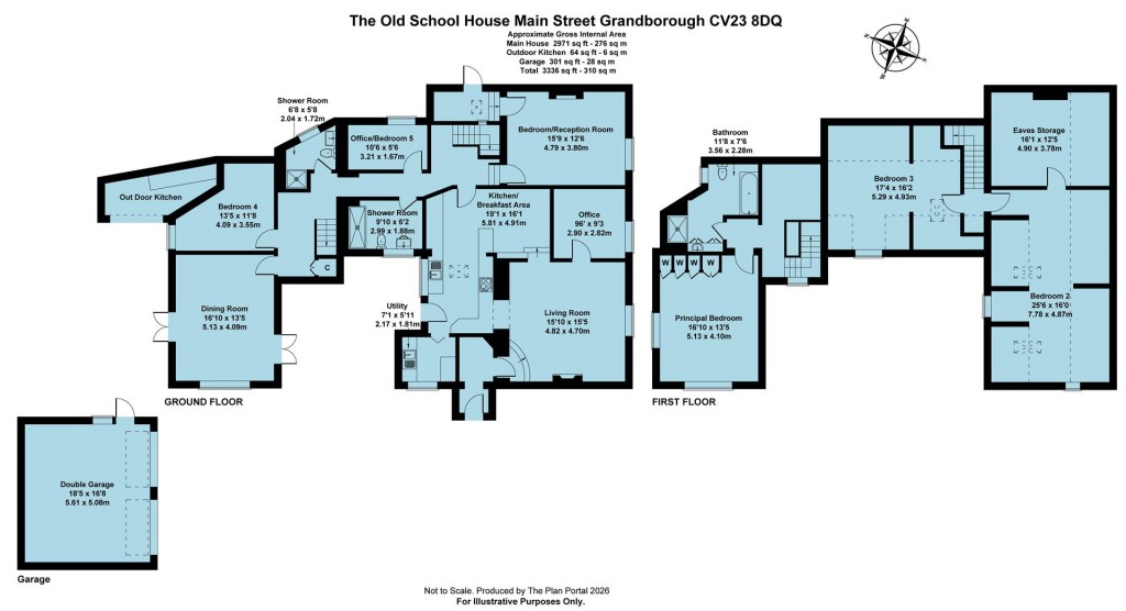 Floorplans For Main Street, Grandborough, Rugby, CV23
