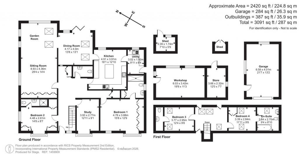 Floorplans For Corscombe Road, Halstock