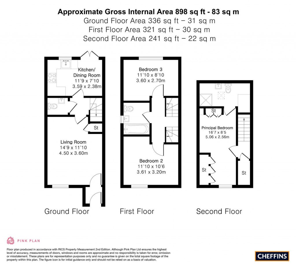 Floorplans For Orbell Avenue, Little Wratting, Haverhill