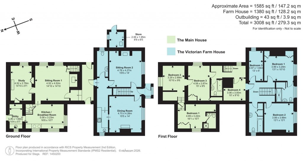 Floorplans For Corscombe, Okehampton
