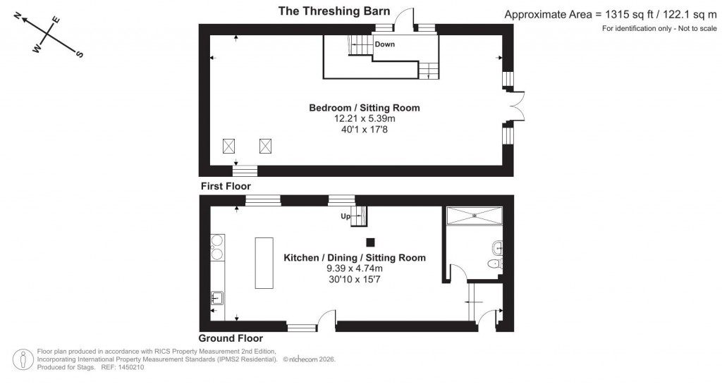 Floorplans For Corscombe, Okehampton