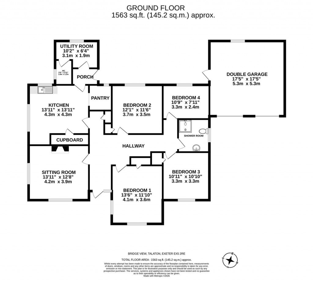 Floorplans For Talaton, Exeter