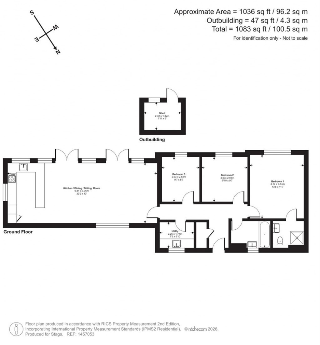 Floorplans For Weston Mews, Weston, Honiton