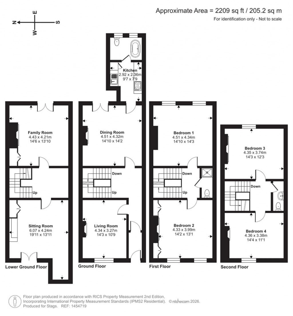 Floorplans For Castle Street, Tiverton