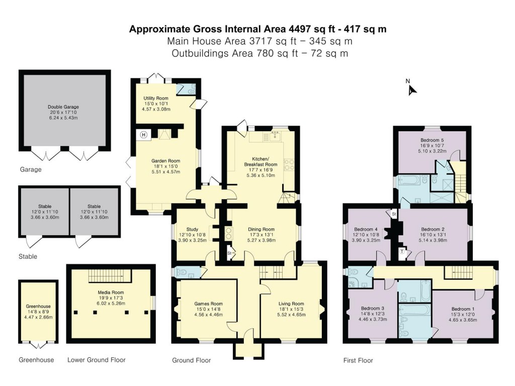 Floorplans For The Old Farmhouse, Lechlade