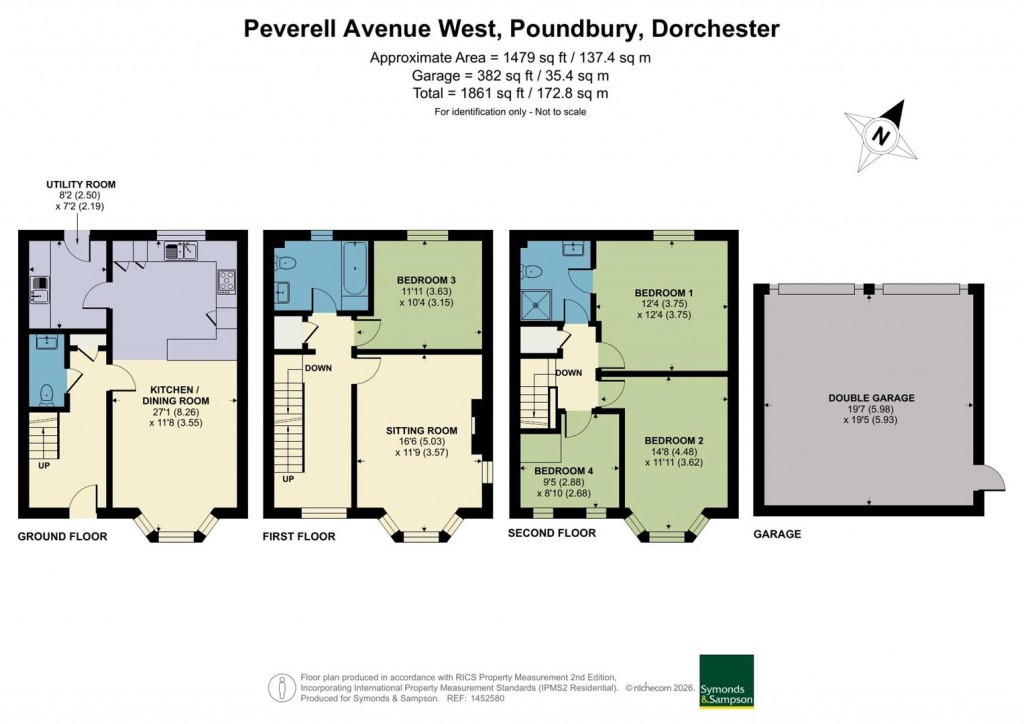 Floorplans For Peverell Avenue West, Poundbury, Dorchester