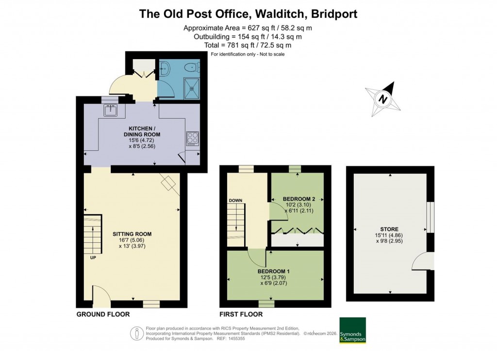 Floorplans For Walditch, Bridport