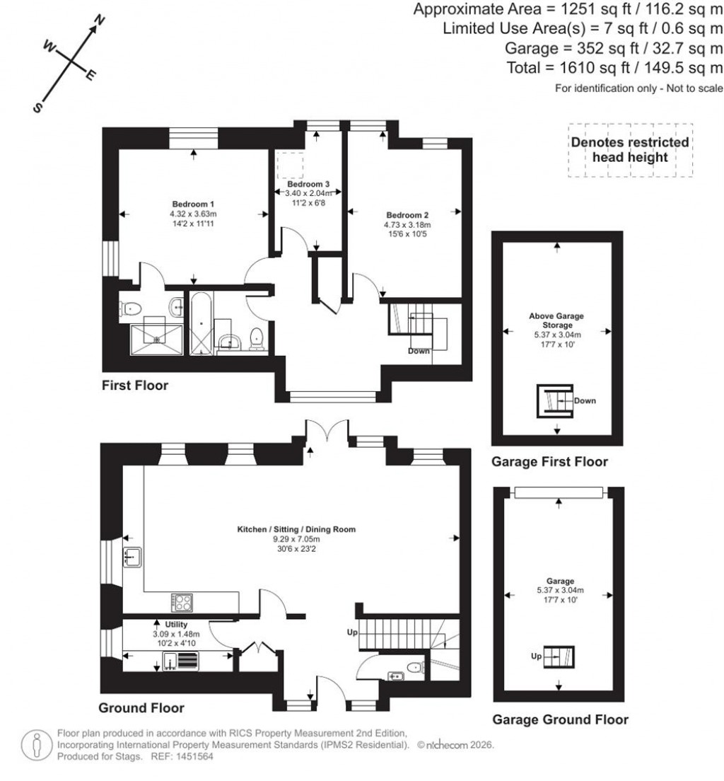 Floorplans For Kerswell Farm Barns, Kentisbeare