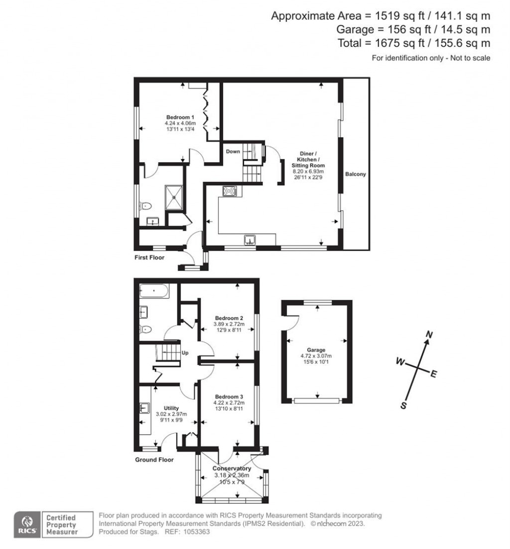 Floorplans For Hillhead, Colyton