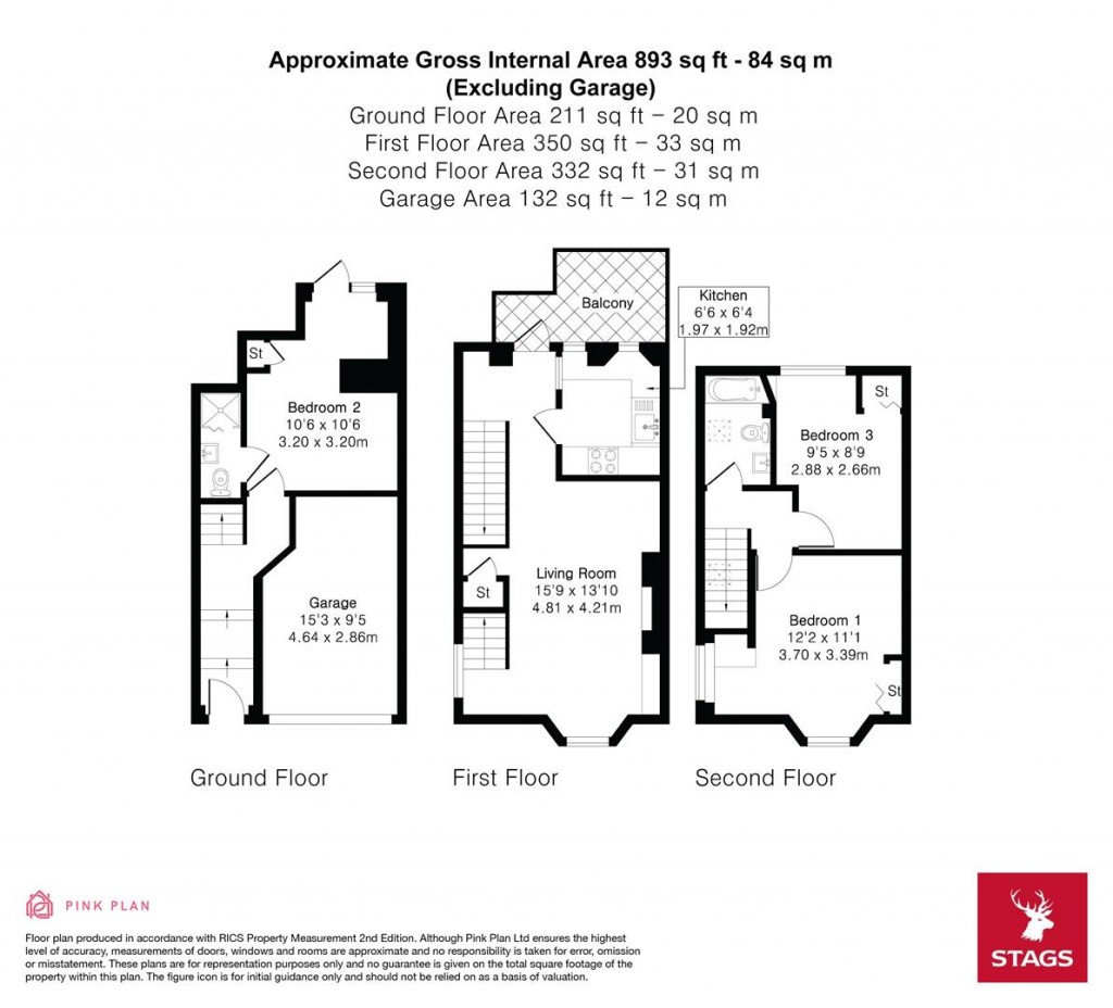 Floorplans For South Street, Totnes