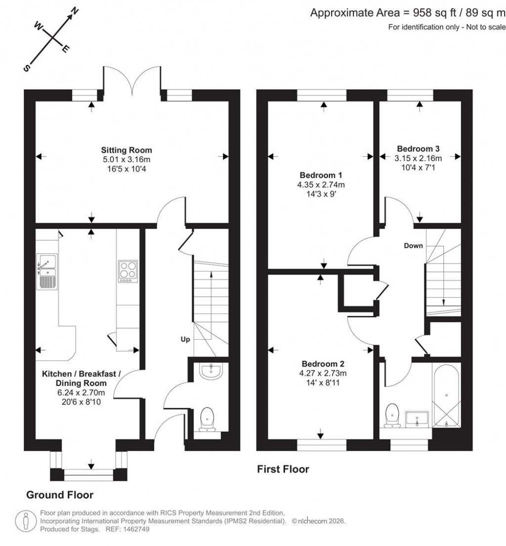 Floorplans For Kings Square, Taunton