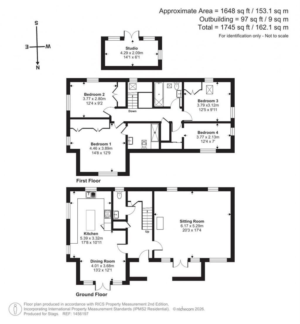 Floorplans For Ash Farm Close, Salwayash, Bridport