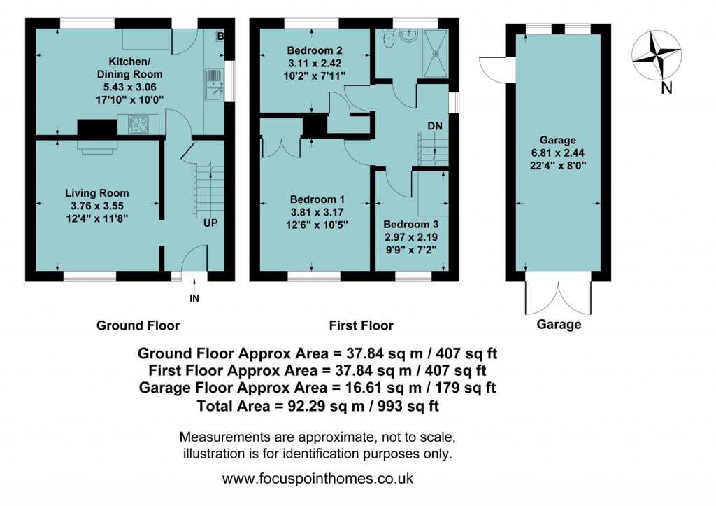 Floorplans For Bull Baulk, Middleton Cheney