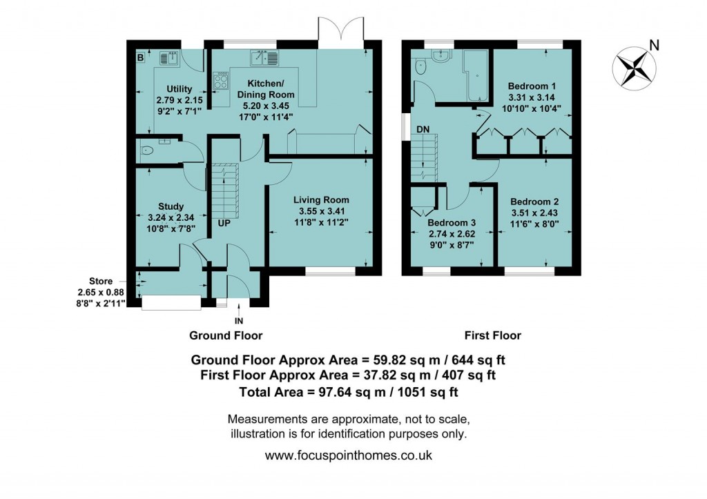 Floorplans For Chatsworth Drive, Banbury