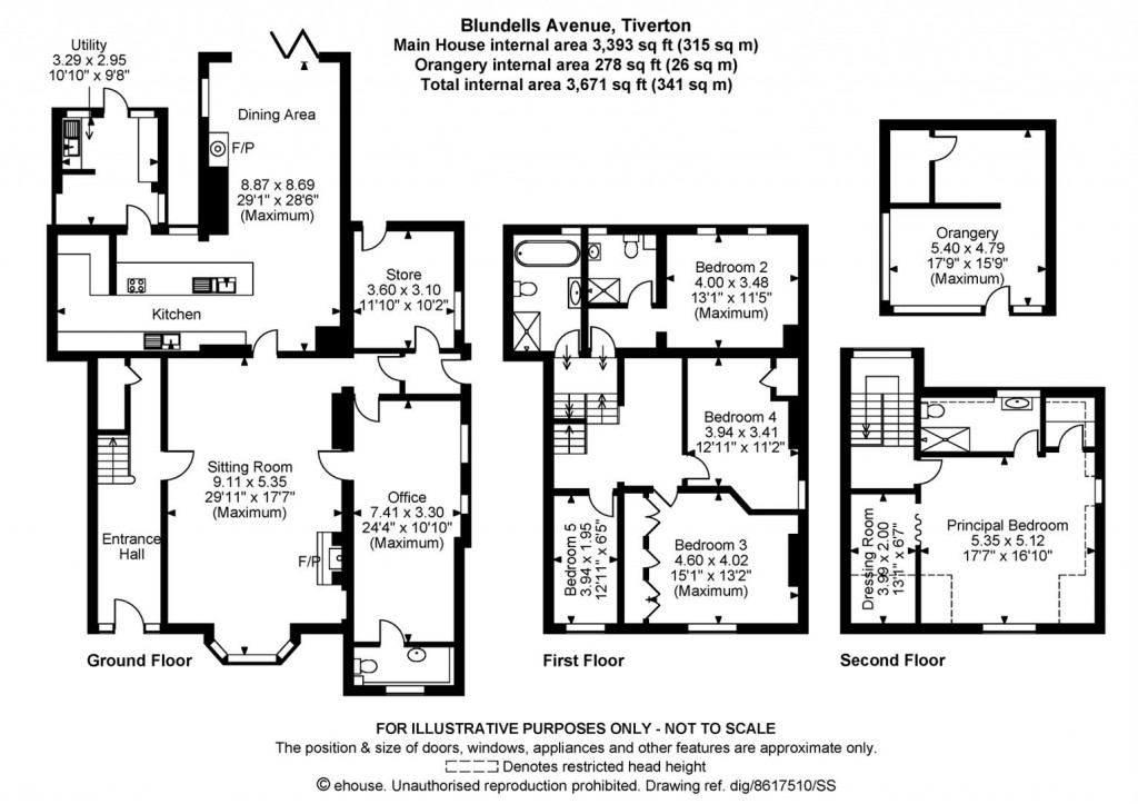 Floorplans For Blundells Avenue, Tiverton