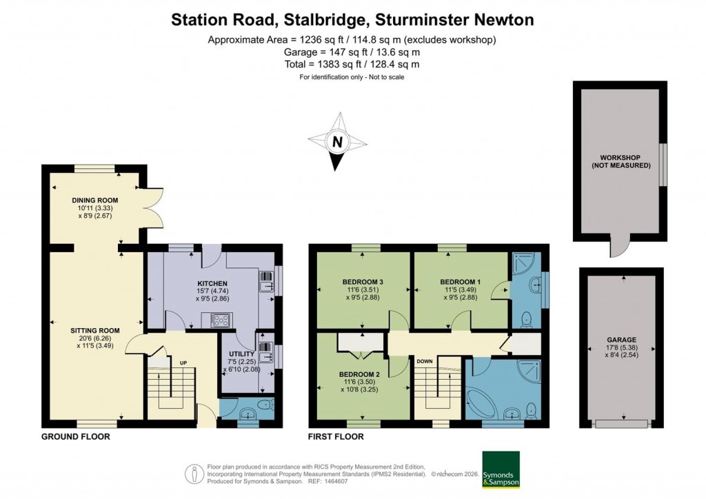 Floorplans For Station Road, Stalbridge, Sturminster Newton