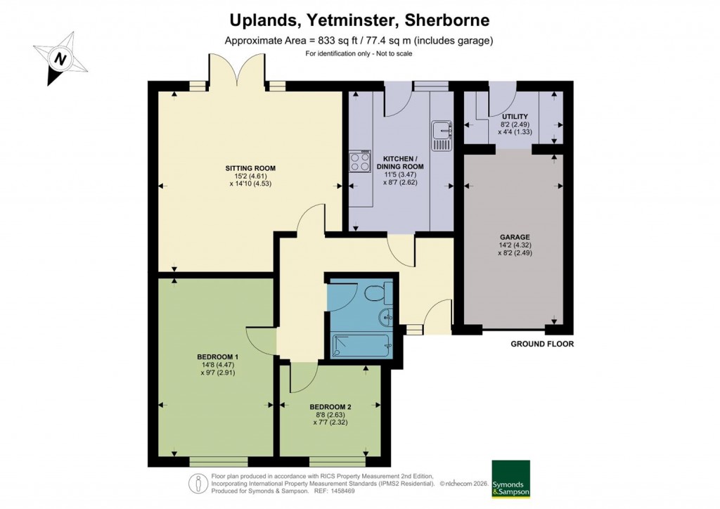 Floorplans For Uplands, Yetminster, Sherborne