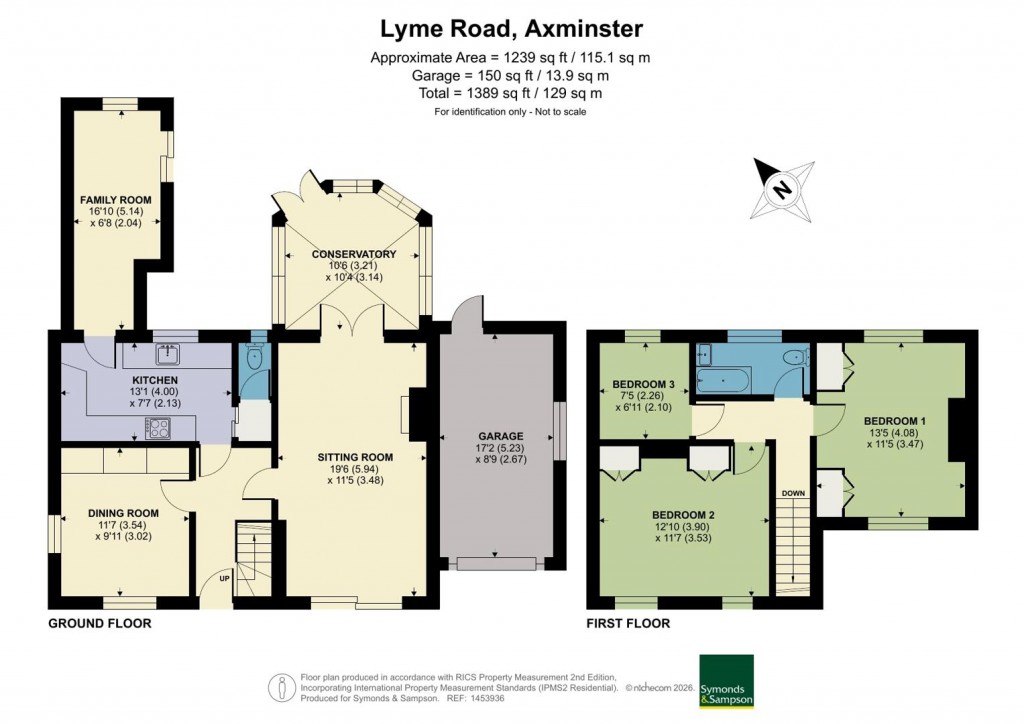 Floorplans For Lyme Road, Axminster