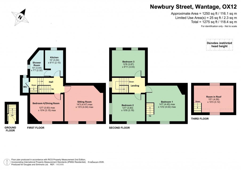 Floorplans For Newbury Street, Wantage