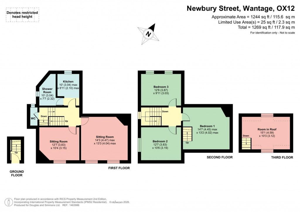 Floorplans For Newbury Street, Wantage