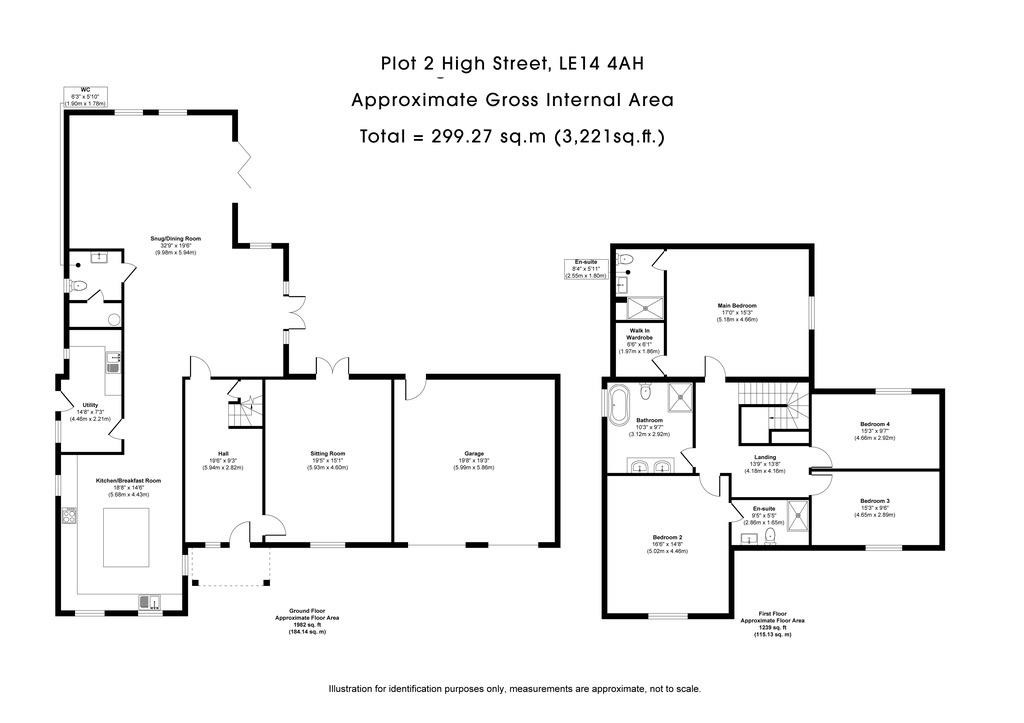 Floorplans For High Street, Waltham On The Wolds, Melton Mowbray
