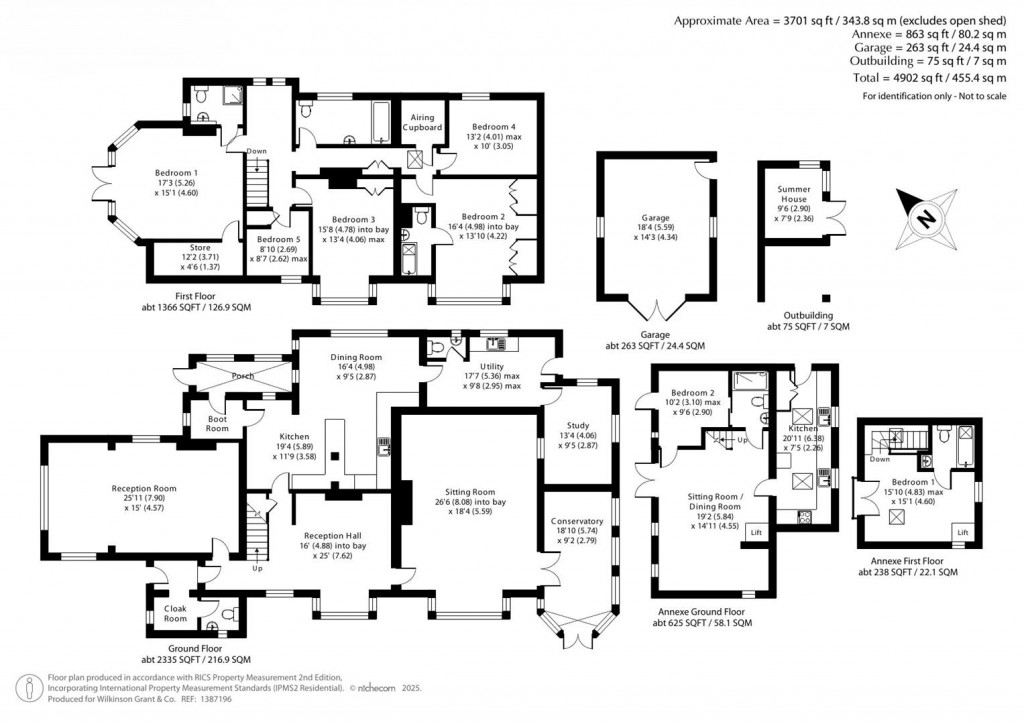 Floorplans For Hele Cross, Bradninch, Exeter