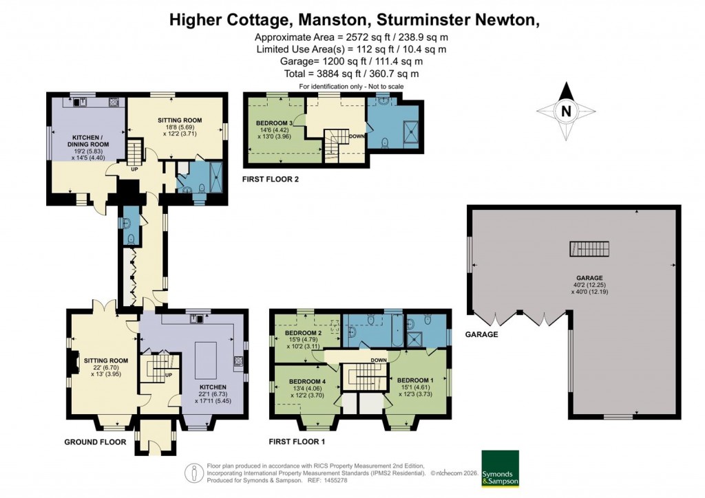 Floorplans For Manston, Sturminster Newton