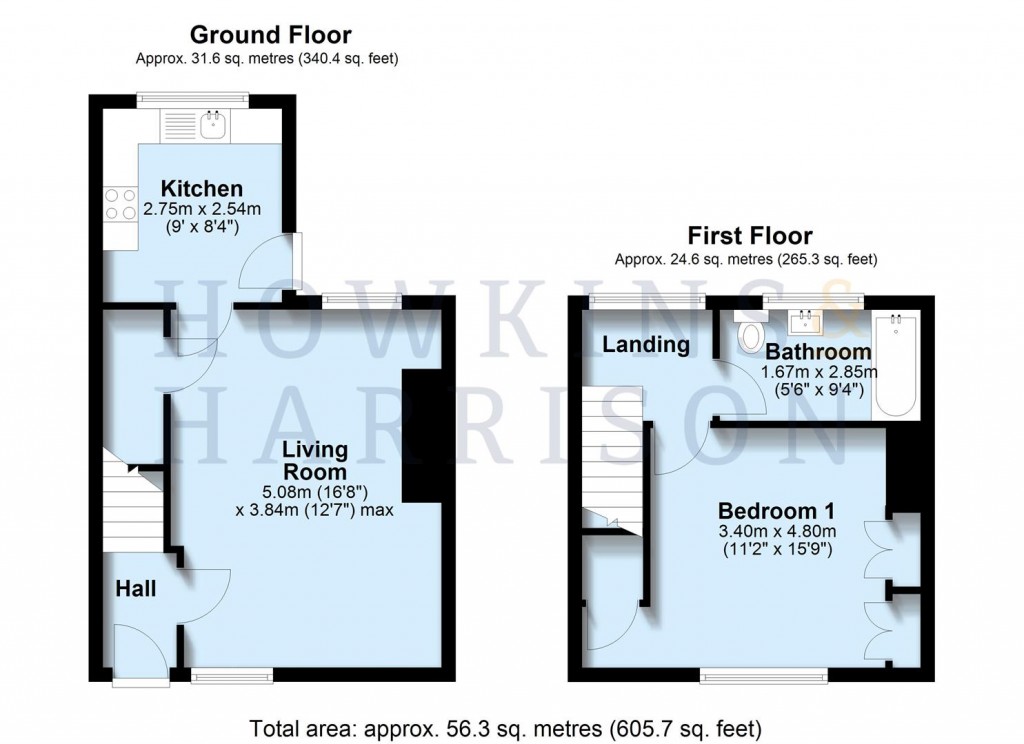Floorplans For Wood Street, Ashby-De-La-Zouch, LE65