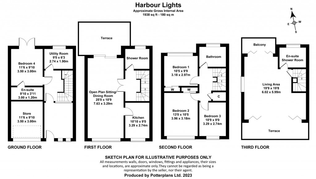 Floorplans For St. Helens, Isle of Wight