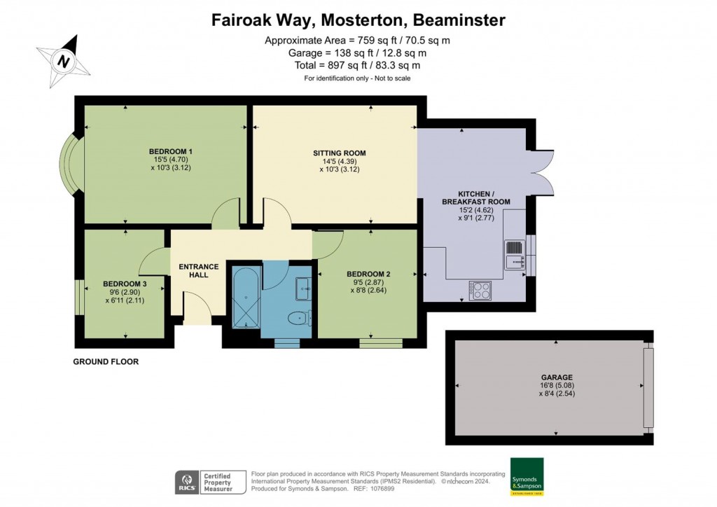 Floorplans For Fairoak Way, Mosterton