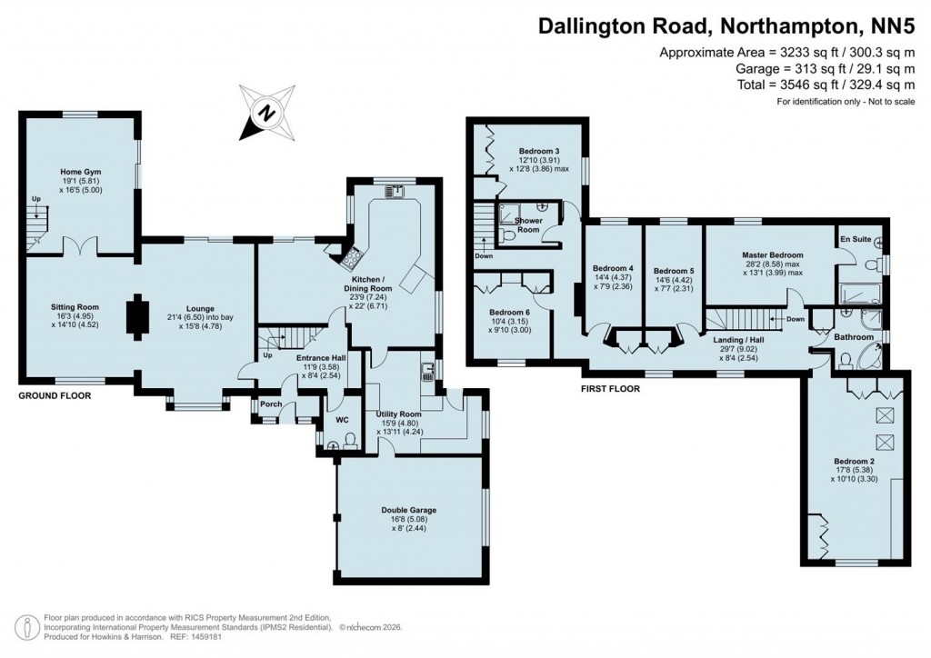 Floorplans For Dallington Road, Northampton