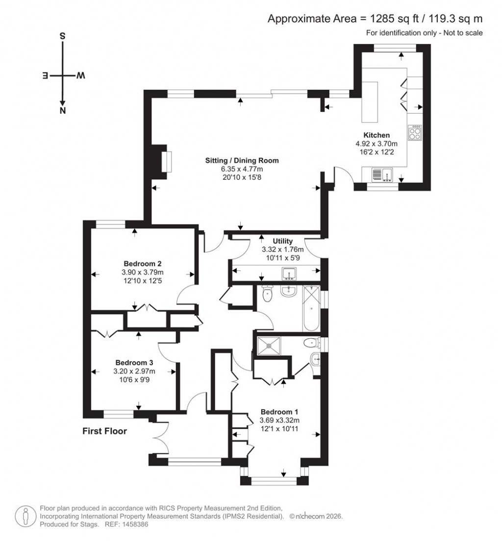 Floorplans For Hemlets Close, Bridport
