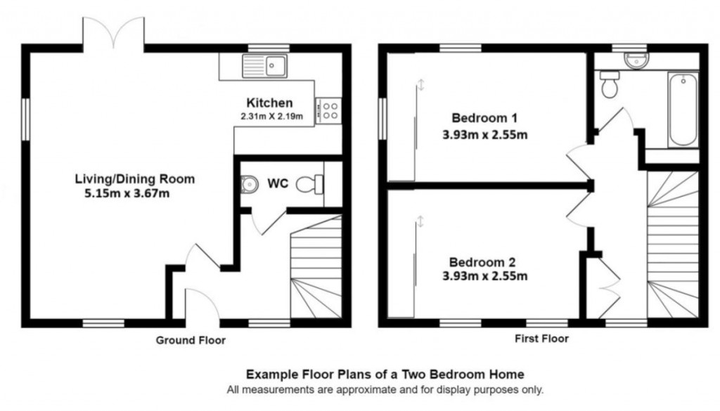 Floorplans For Applebee Way, Lyme Regis