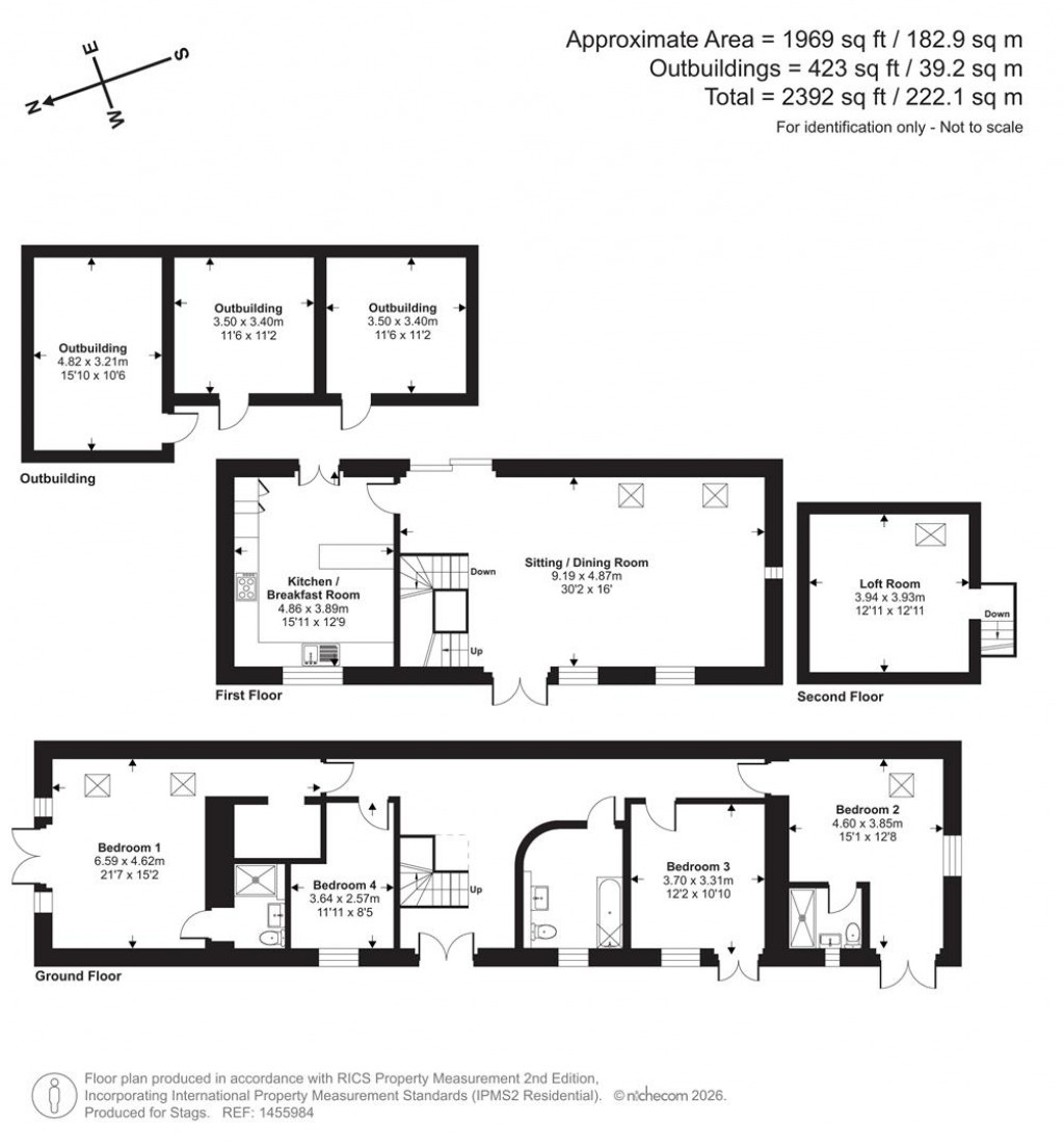 Floorplans For Tregadillett, Launceston