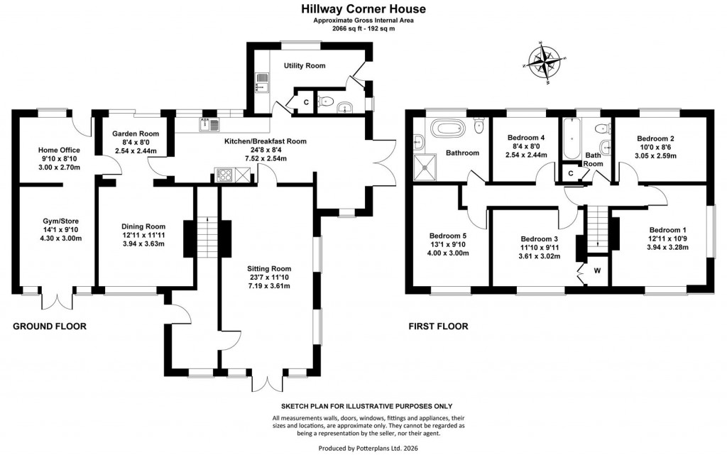 Floorplans For Bembridge, Isle of Wight
