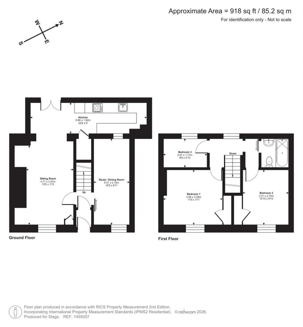 Floorplans For Church Road, Alphington, Exeter