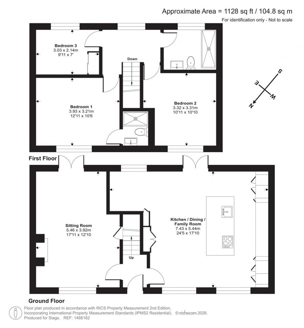 Floorplans For Thornfalcon, Taunton