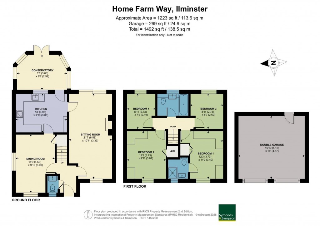 Floorplans For Home Farm Way, Ilminster