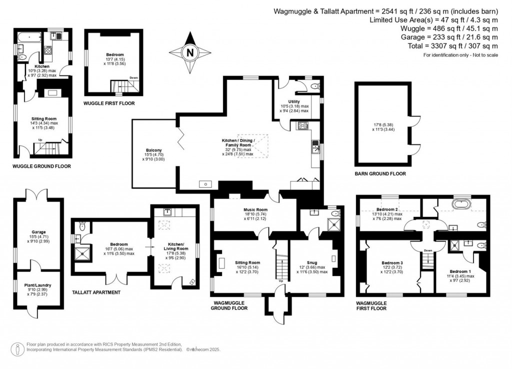 Floorplans For Golberdon - 3.95 acres in all