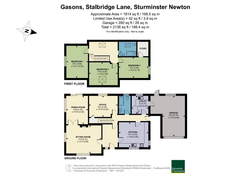 Floorplans For Stalbridge Lane, Sturminster Newton