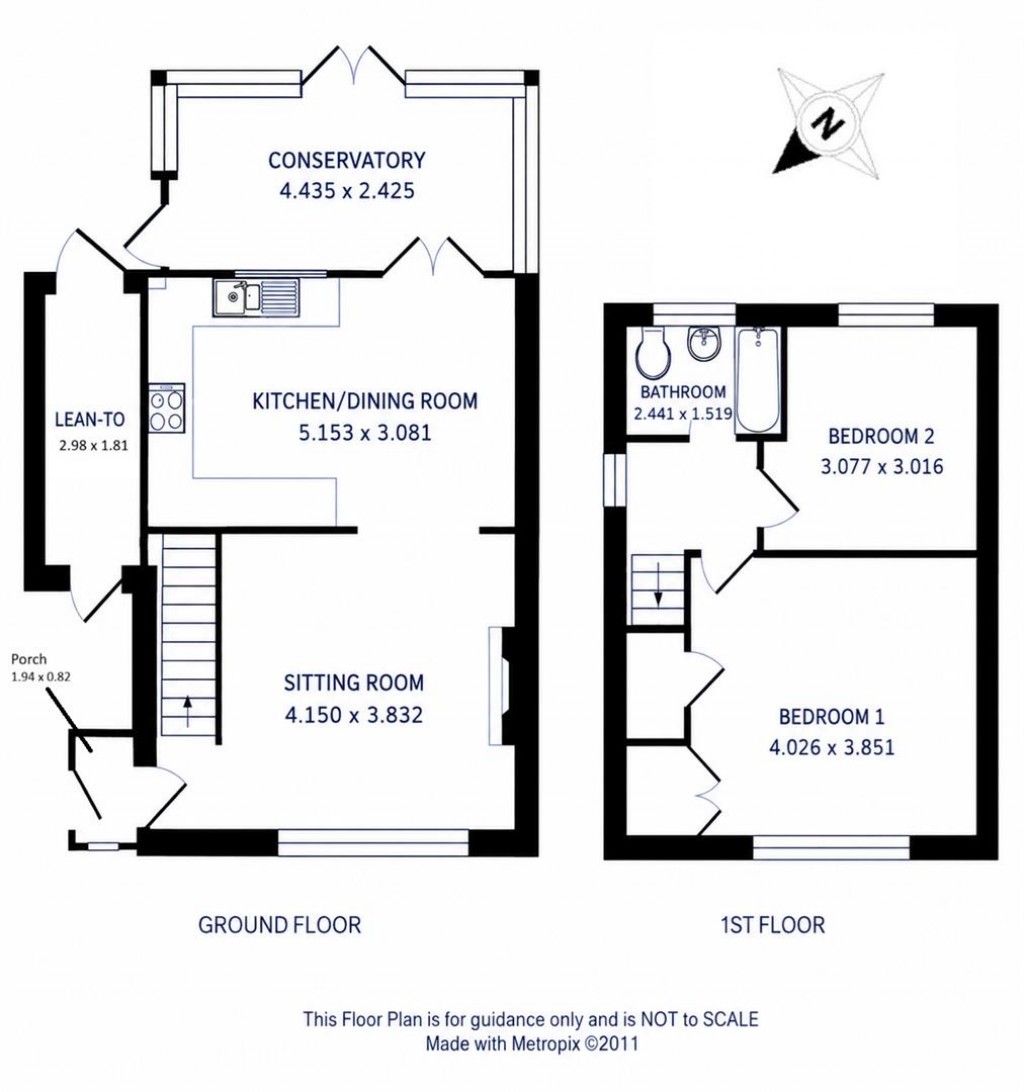 Floorplans For Gore Cross Way, Bridport