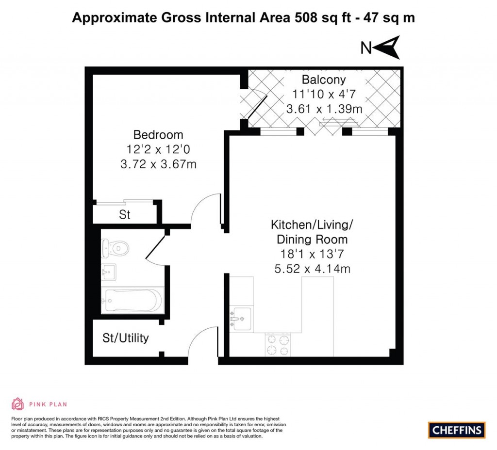 Floorplans For Kingsley Walk, Cambridge