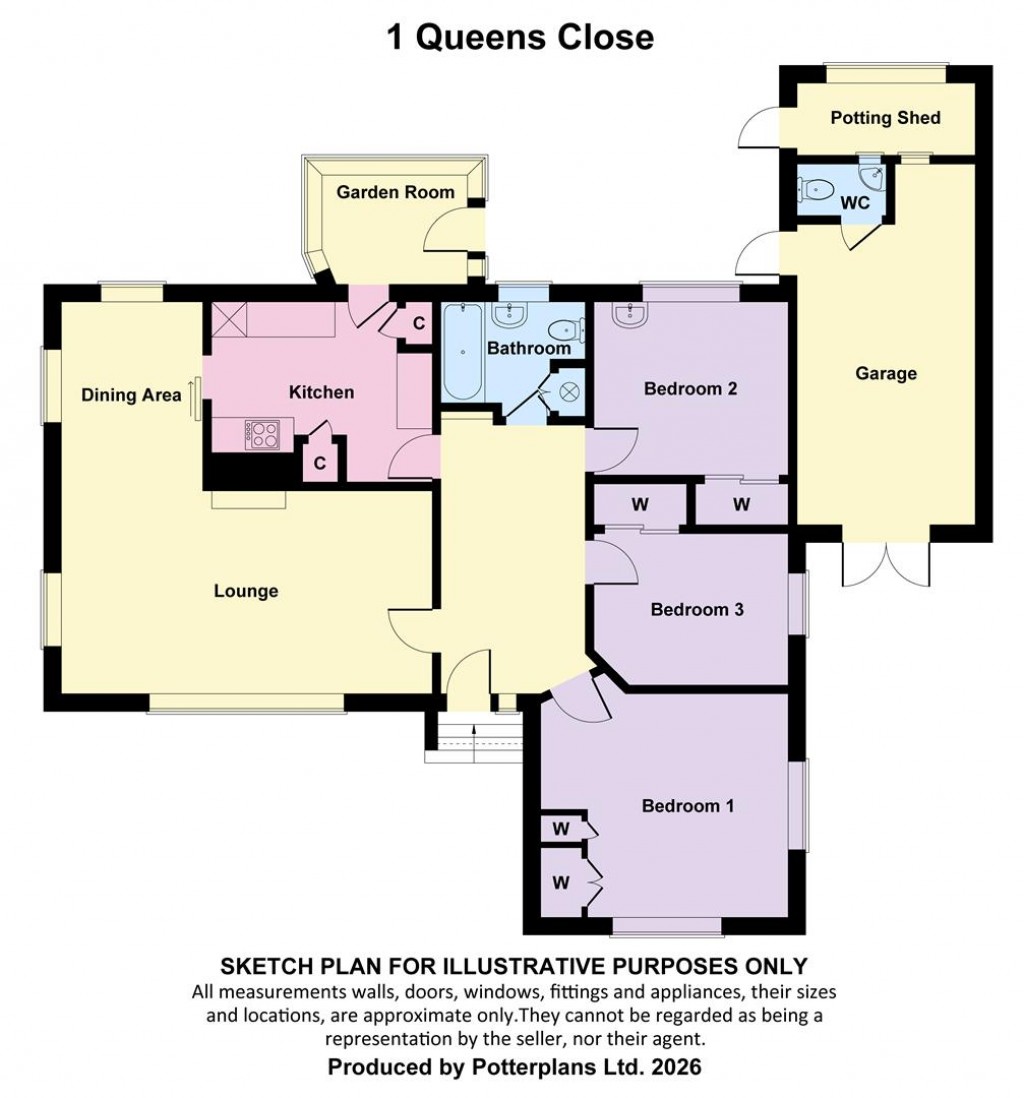 Floorplans For Freshwater, Isle of Wight