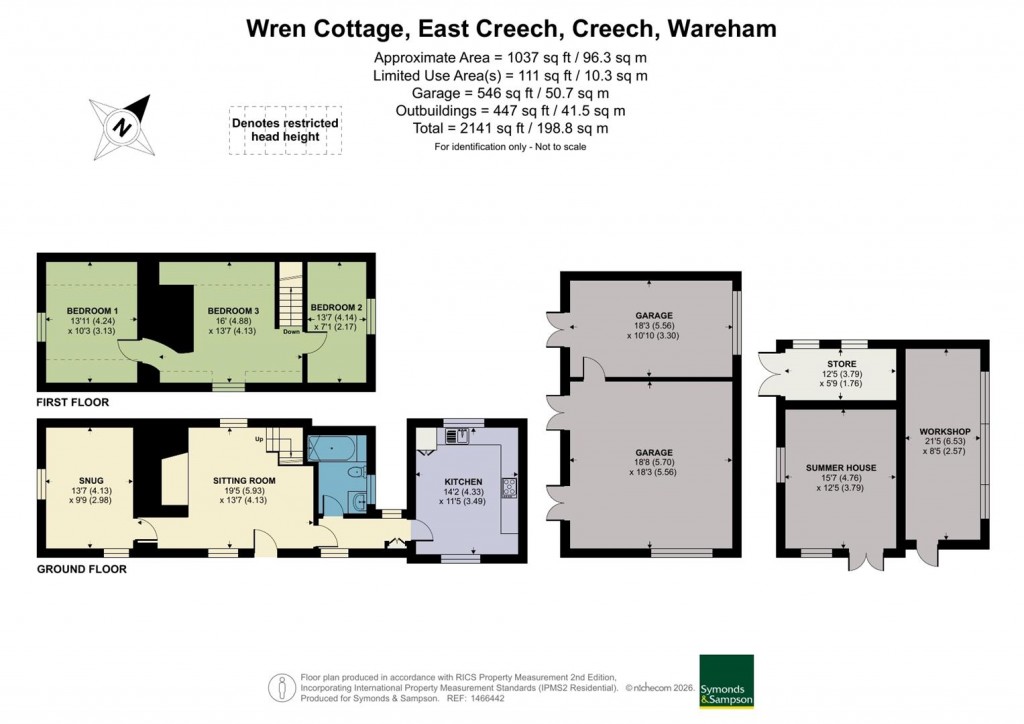 Floorplans For East Creech, Creech, Wareham