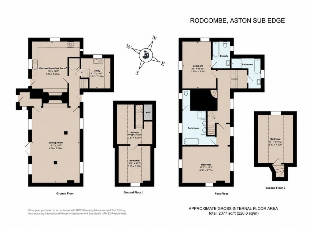 Floorplans For Aston Subedge, Chipping Campden