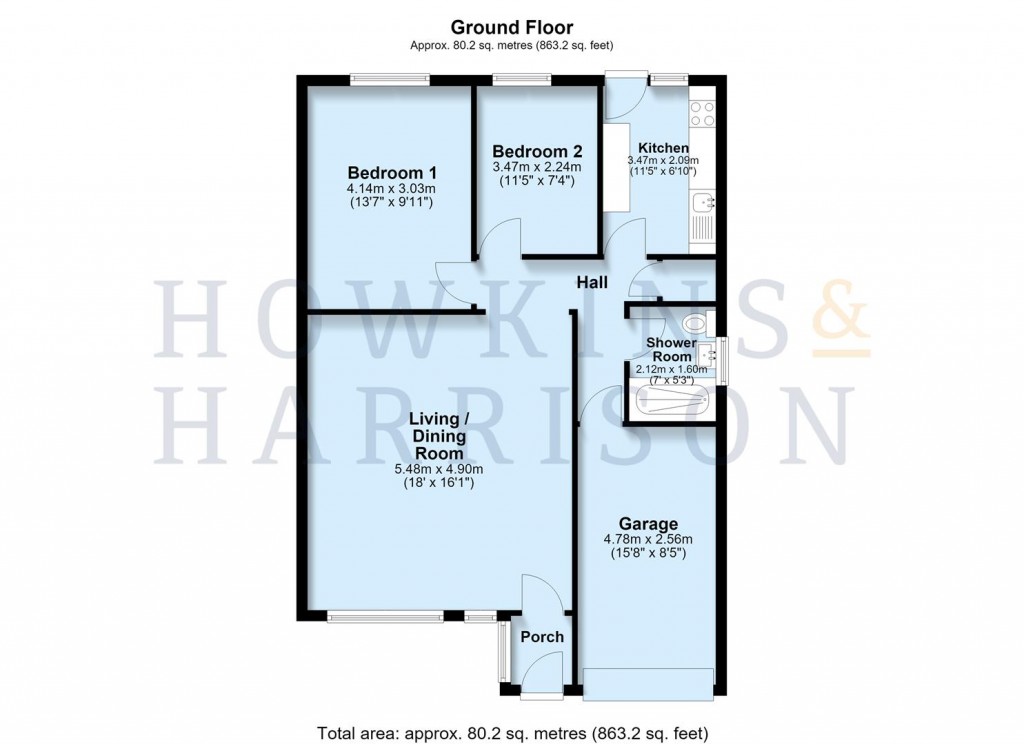 Floorplans For Marlborough Way, Ashby-De-La-Zouch, LE65