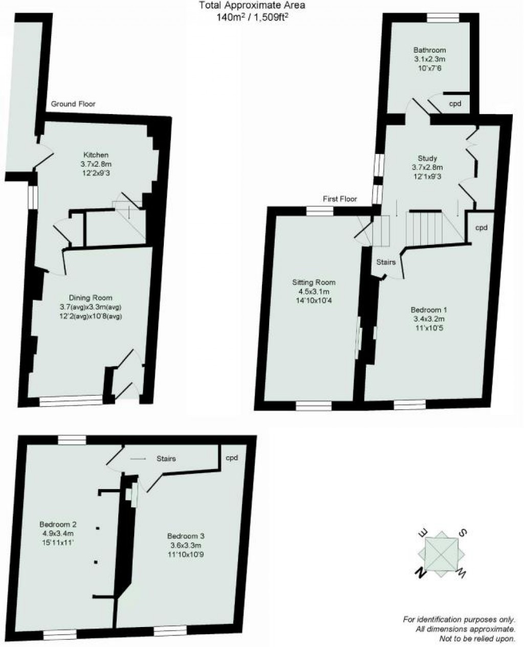 Floorplans For Dolphin Street, Colyton